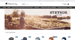 Desktop Screenshot of hut-muehlenbeck-shop.de